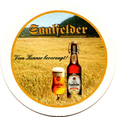 saalfeld slf-th saalfelder vom kenner 1-2a (rund215-flasche mit bierglas)